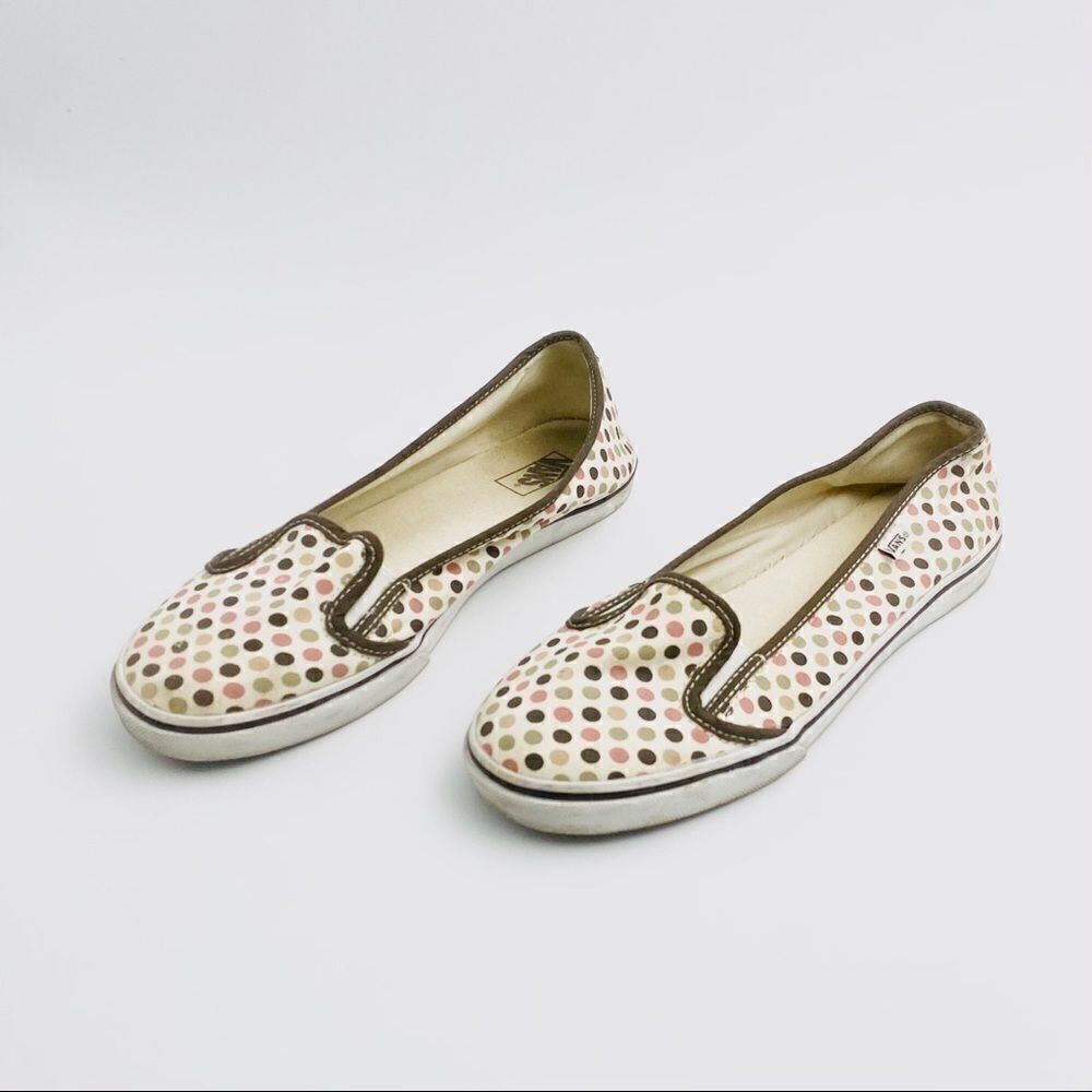 VANS Vintage Polka Dot shoes. Size 8 1/2